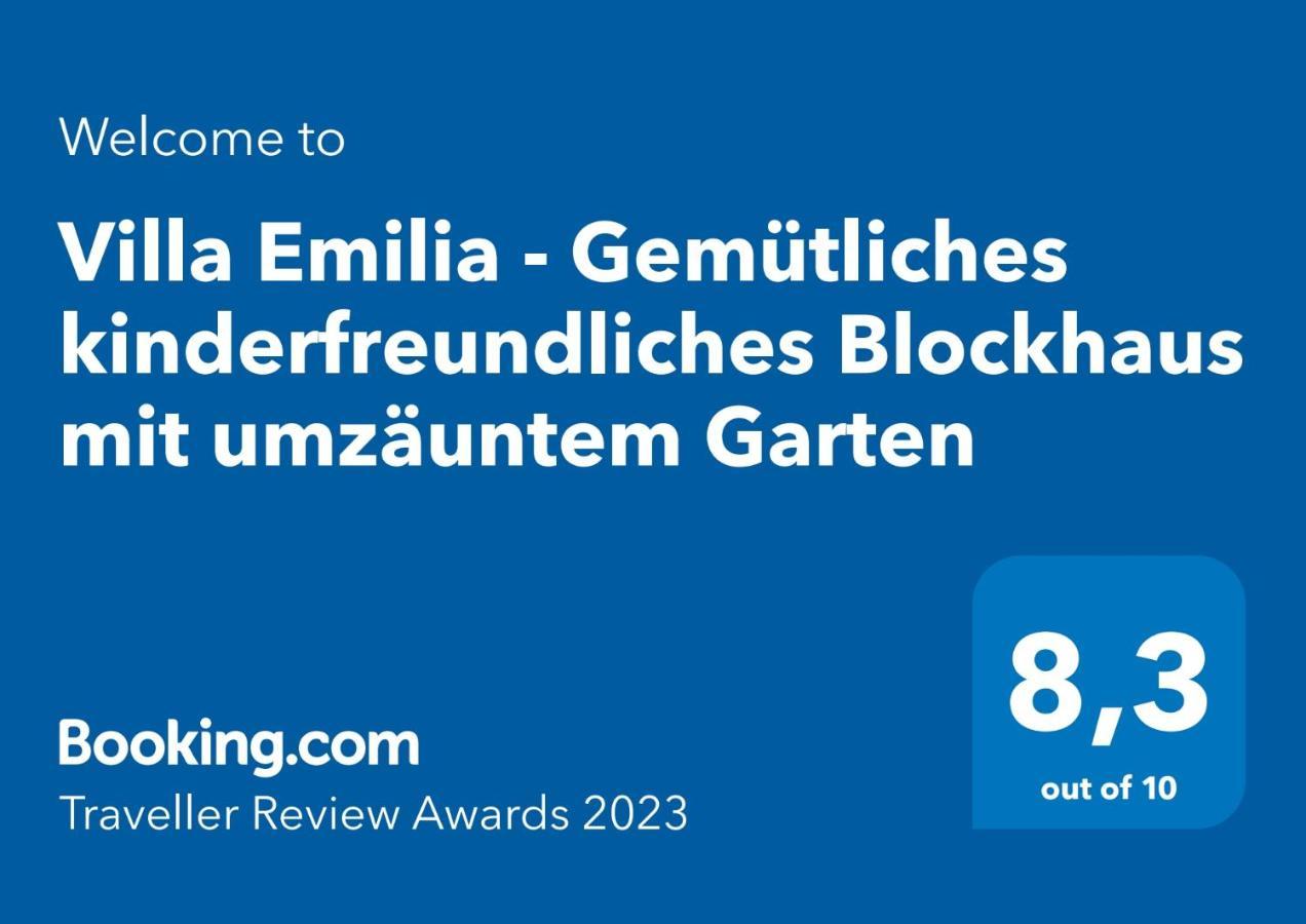 Villa Emilia - Gemuetliches Kinderfreundliches Blockhaus Mit Umzaeuntem Garten Синт Аналанд Екстериор снимка